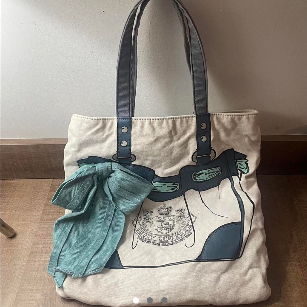 VINTAGE RARE JUICY COUTURE TOTE BAG.